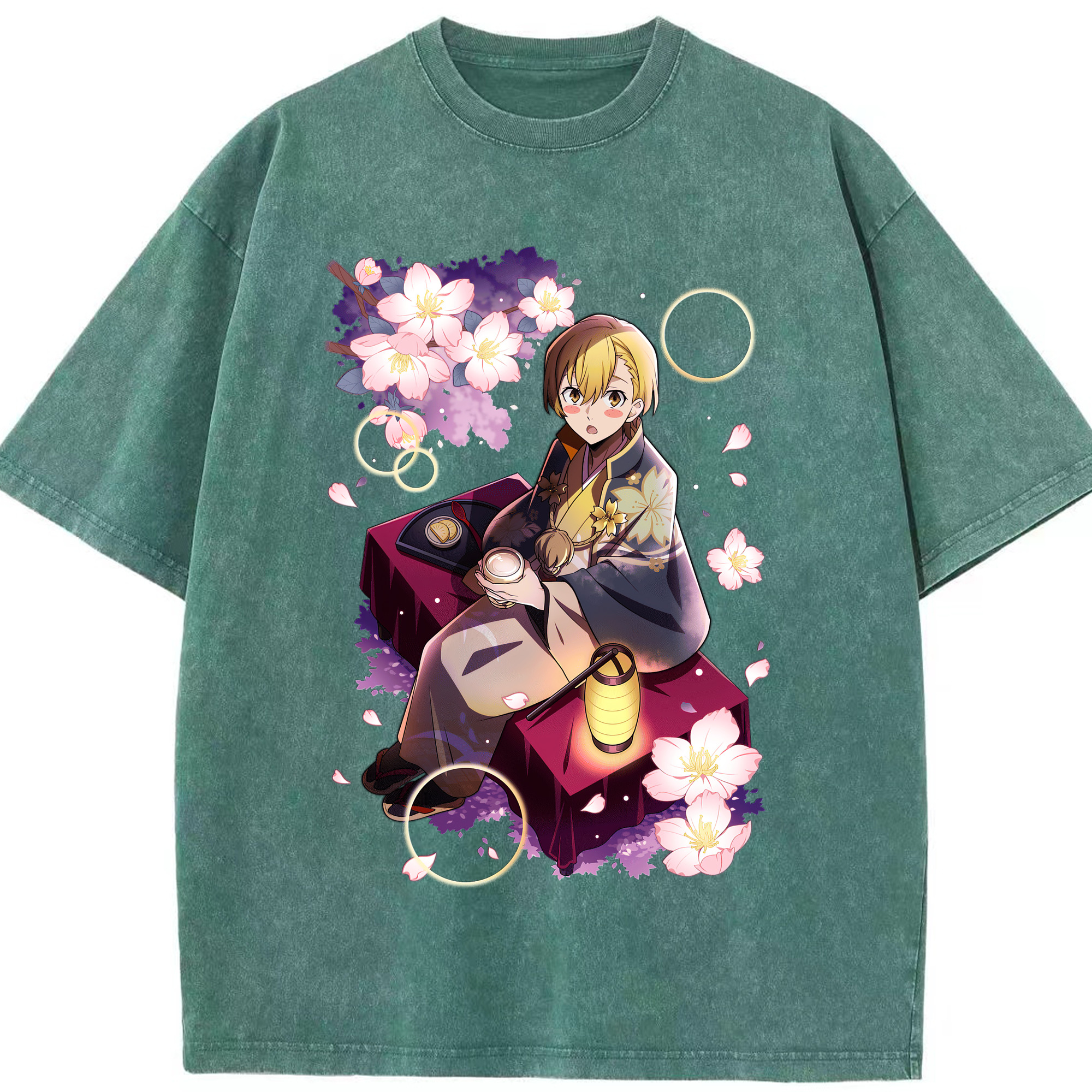 （画像用） 文豪ストレイドッグス Bungo Stray Dogs 綿100% ヴィンテージ風 半袖Tシャツ（フロントプリント）